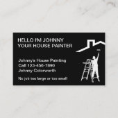 Einfache Maler-Visitenkarten Visitenkarte (Vorderseite)