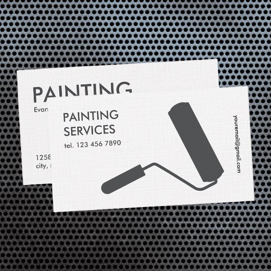 🎨 🎨 🎨 einfache Malerei Visitenkarte