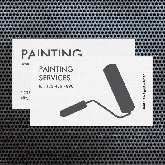 🎨 🎨 🎨 einfache Malerei Visitenkarte