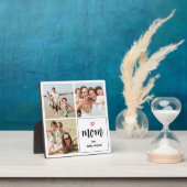 Einfache Mama Foto Collage Herzstück Plaque Fotoplatte (InSitu)
