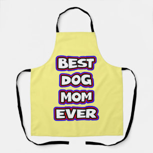 Einfache Mama für den besten Hund je Schürze