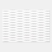 Einfache Mama Typografie Happy Mother Day Geschenkpapier Set (Vorderseite)