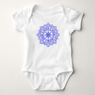 Einfache Mandala 2 Baby Strampler