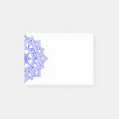 Einfache Mandala 2 Post-it Klebezettel (Vorderseite)