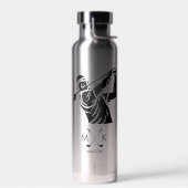 Einfache männliche Golf Player Monogram Trinkflasche (Links)
