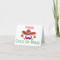 Einfache Maracas und Hut Cinco de mayo