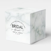 Einfache Marble Script Elegantes Brautparty Gefall Geschenkschachtel (Vorderseite)