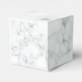 Einfache Marble Script Elegantes Brautparty Gefall Geschenkschachtel (Rückseite)