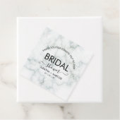 Einfache Marble-Skripte Elegantes Brautparty Geschenkanhänger (Beispiel)