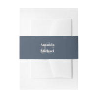Einfache Marine Moderne Minimalistische Braut und