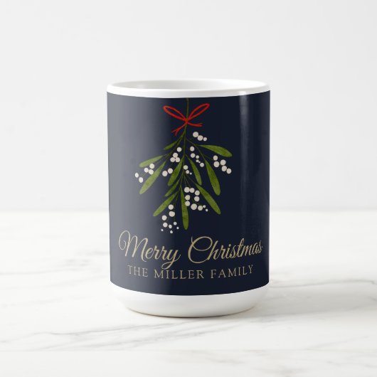 Einfache Marineschmiede Weihnachten Kaffeetasse (Mittel)