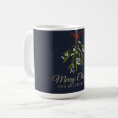 Einfache Marineschmiede Weihnachten Kaffeetasse (Vorderseite Links)