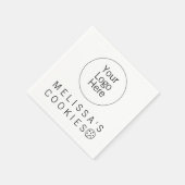 Einfache Markenfertige Bäckerei Serviette (Ecke)