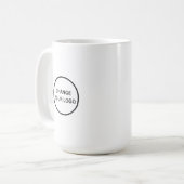 Einfache Markenförderung 15oz Kaffeetasse (Vorderseite Links)