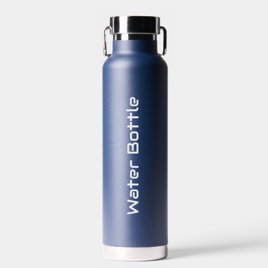 Einfache Markenförderung 22oz Navy Trinkflasche (Vorne)