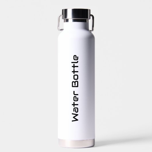 Einfache Markenförderung 22oz Weiß Trinkflasche (Vorne)