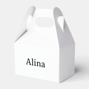 Einfache Markenförderung Kleine Giebel 4"x2,5"x5" Geschenkschachtel