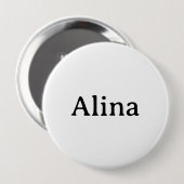 Einfache Markenförderung Riesige 4" runde Button (Vorne & Hinten)