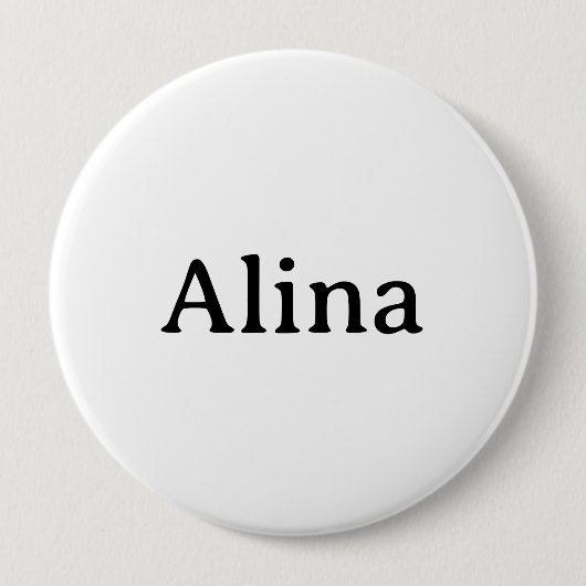 Einfache Markenförderung Riesige 4" runde Button (Vorderseite)