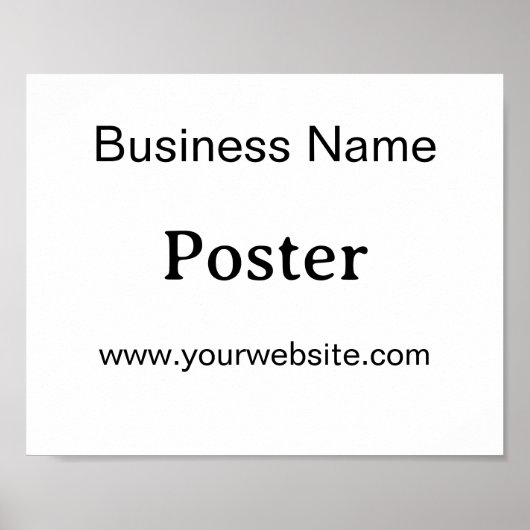 Einfache Markenförderung Standard-Halbglanz 10"x8" Poster (Vorne)