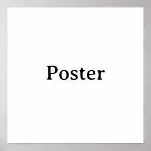 Einfache Markenförderung Standard-Halbglanz 16"x16 Poster
