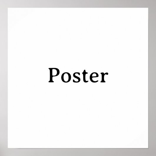 Einfache Markenförderung Standard-Halbglanz 16"x16 Poster (Vorne)