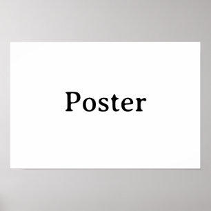 Einfache Markenförderung Standard-Halbglanz 18"x12 Poster