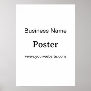 Einfache Markenförderung Standard-Halbglanz 20"x28 Poster