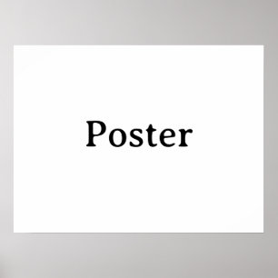 Einfache Markenförderung Standard-Halbglanz 24"x18 Poster