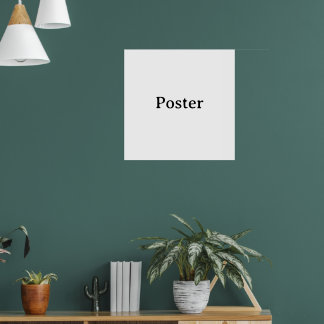 Einfache Markenförderung Standard-Halbglanz 24"x24 Poster