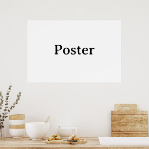 Einfache Markenförderung Standard-Halbglanz 36"x24 Poster