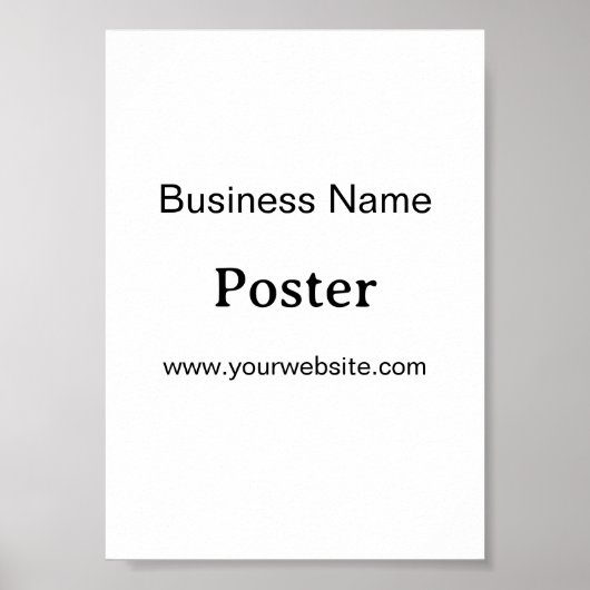 Einfache Markenförderung Standard-Halbglanz 5" x 7 Poster (Vorne)