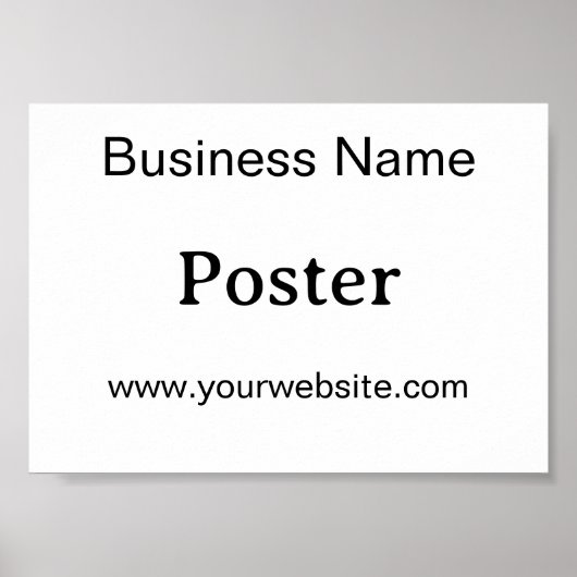Einfache Markenförderung Standard-Halbglanz 7"x5" Poster (Vorne)