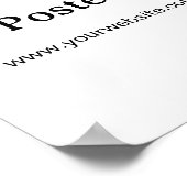 Einfache Markenförderung Standard-Halbglanz 8"x10" Poster (Ecke)