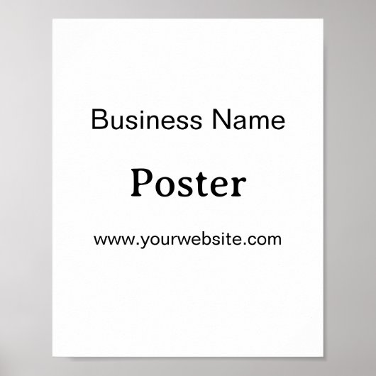 Einfache Markenförderung Standard-Halbglanz 8"x10" Poster (Vorne)