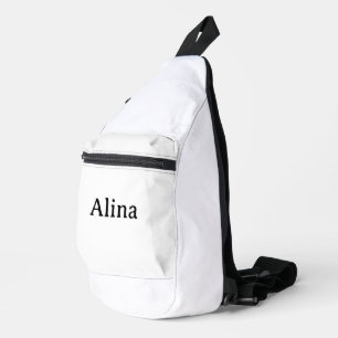 Einfache Markenwerbung 13,5" x 9" Crossbody Bag