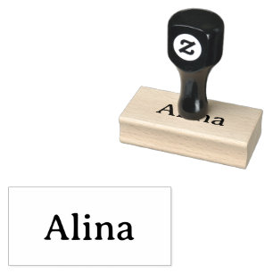 Einfache Markenwerbung 1,5" x 3" Gummistempel