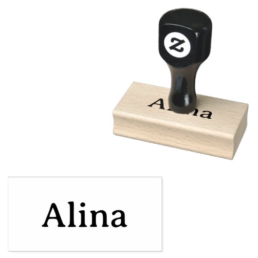 Einfache Markenwerbung 1,5" x 3" Gummistempel (Stempel)