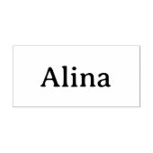 Einfache Markenwerbung 1,5" x 3" Gummistempel (Prägung)