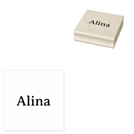 Einfache Markenwerbung 2,5" x 2,5" Gummistempel (Stempel)