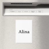 Einfache Markenwerbung 2,5" x 3,5" Rechteck Magnet (In Situ (Geschirrspüler))