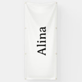 Einfache Markenwerbung 2,5' x 6' Outdoor Banner (Vertikal)