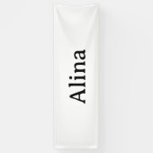 Einfache Markenwerbung 2,5' x 8' Indoor Banner (Vertikal)