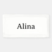 Einfache Markenwerbung 2' x 1' Innen Banner (Horizontal)