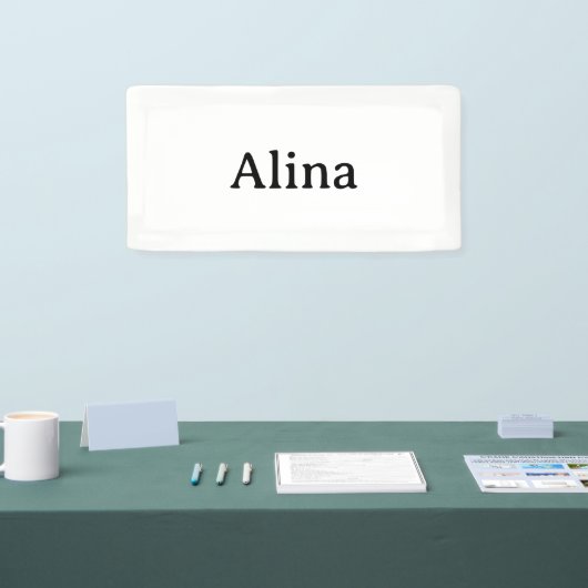 Einfache Markenwerbung 2' x 1' Innen Banner (Messe)
