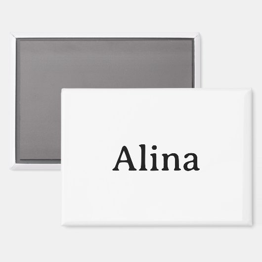 Einfache Markenwerbung 3,5" x 2,5" Rechteck Magnet (Vorderseite/Rückseite)