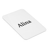 Einfache Markenwerbung 3" x 4" Flexibles Foto Magnet (Rechte Seite)