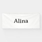 Einfache Markenwerbung 4' x 10' Outdoor Banner (Horizontal)