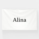 Einfache Markenwerbung 6' x 10' Innen Banner (Horizontal)