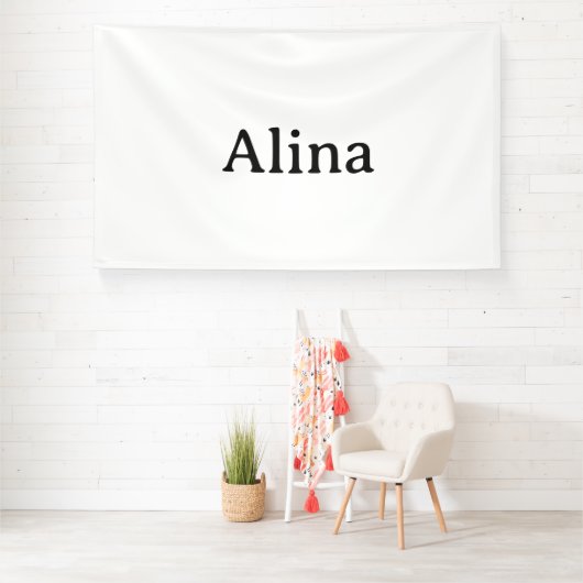 Einfache Markenwerbung 6' x 10' Innen Banner (Insitu)